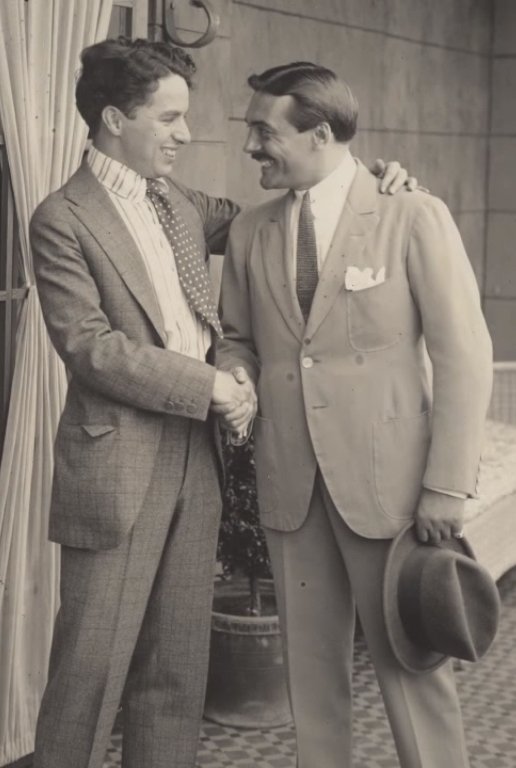 Постер Max Linder Visits Charlie Chaplin